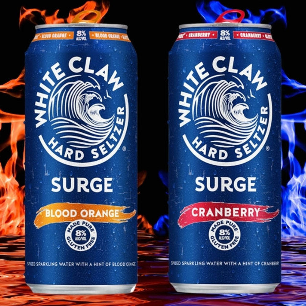 Lata individual de arándanos rojos White Claw Surge de 16 oz