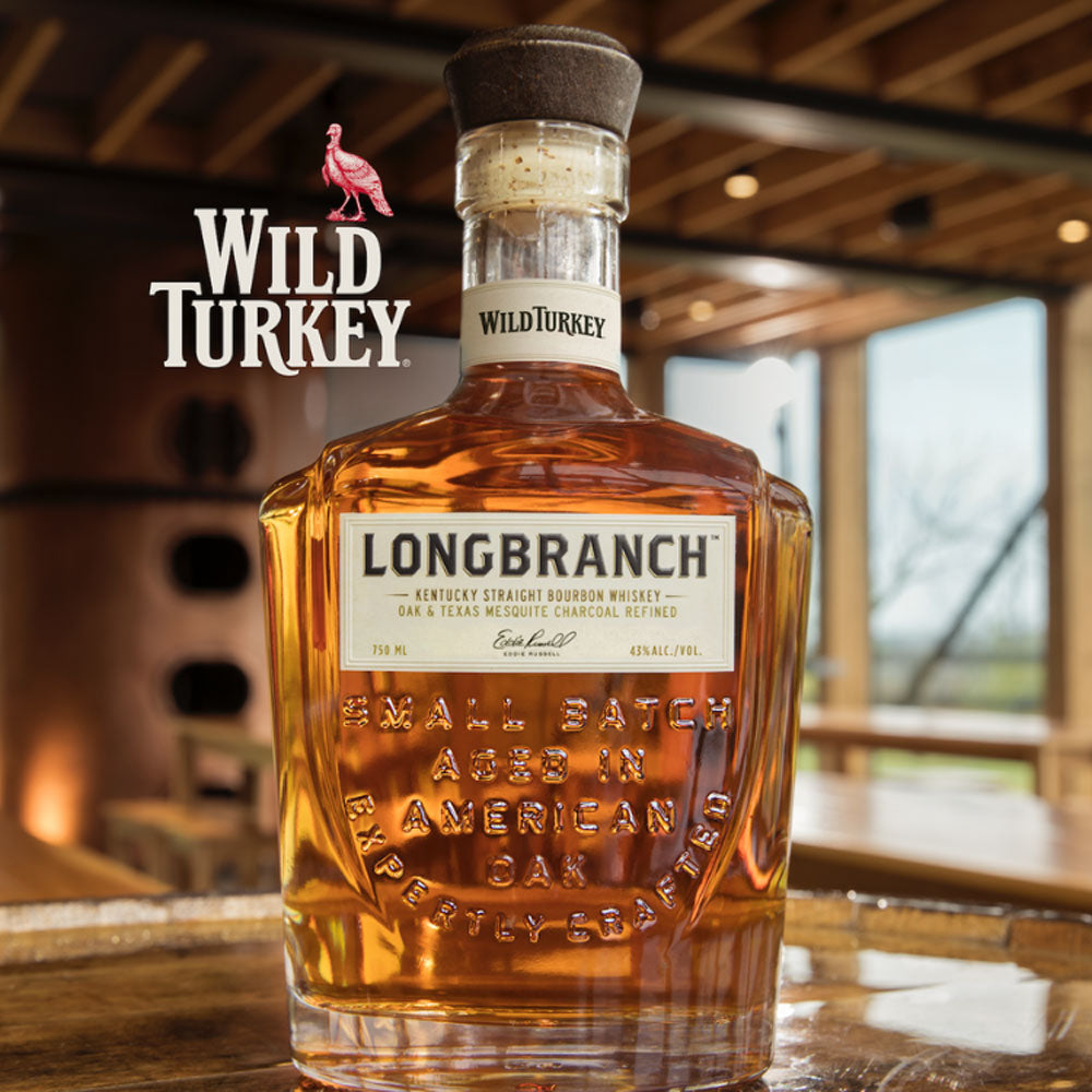 Whisky bourbon Wild Turkey Longbranch de 750 ml 