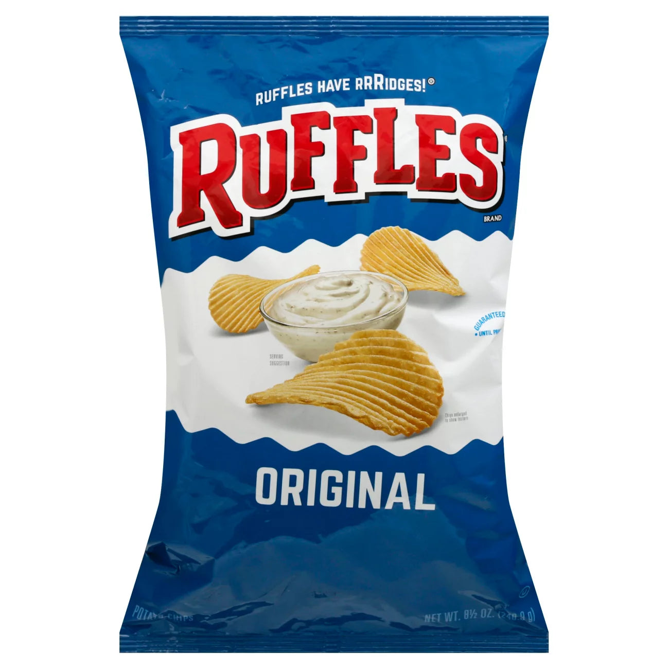 Ruffles Original Flavor Ridged Potato Chips 8.5 oz image 0