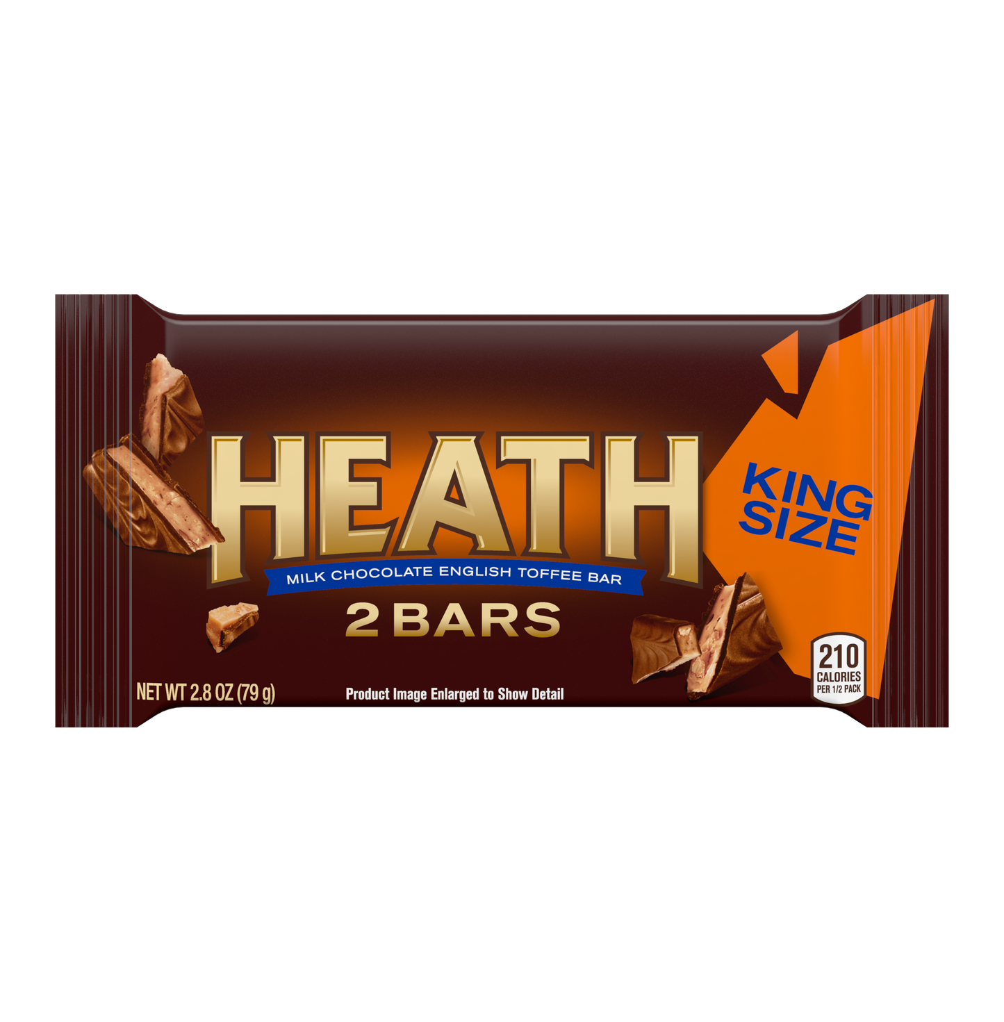 Heath Chocolatey English Toffee King Size Candy - 2.8 oz image 0