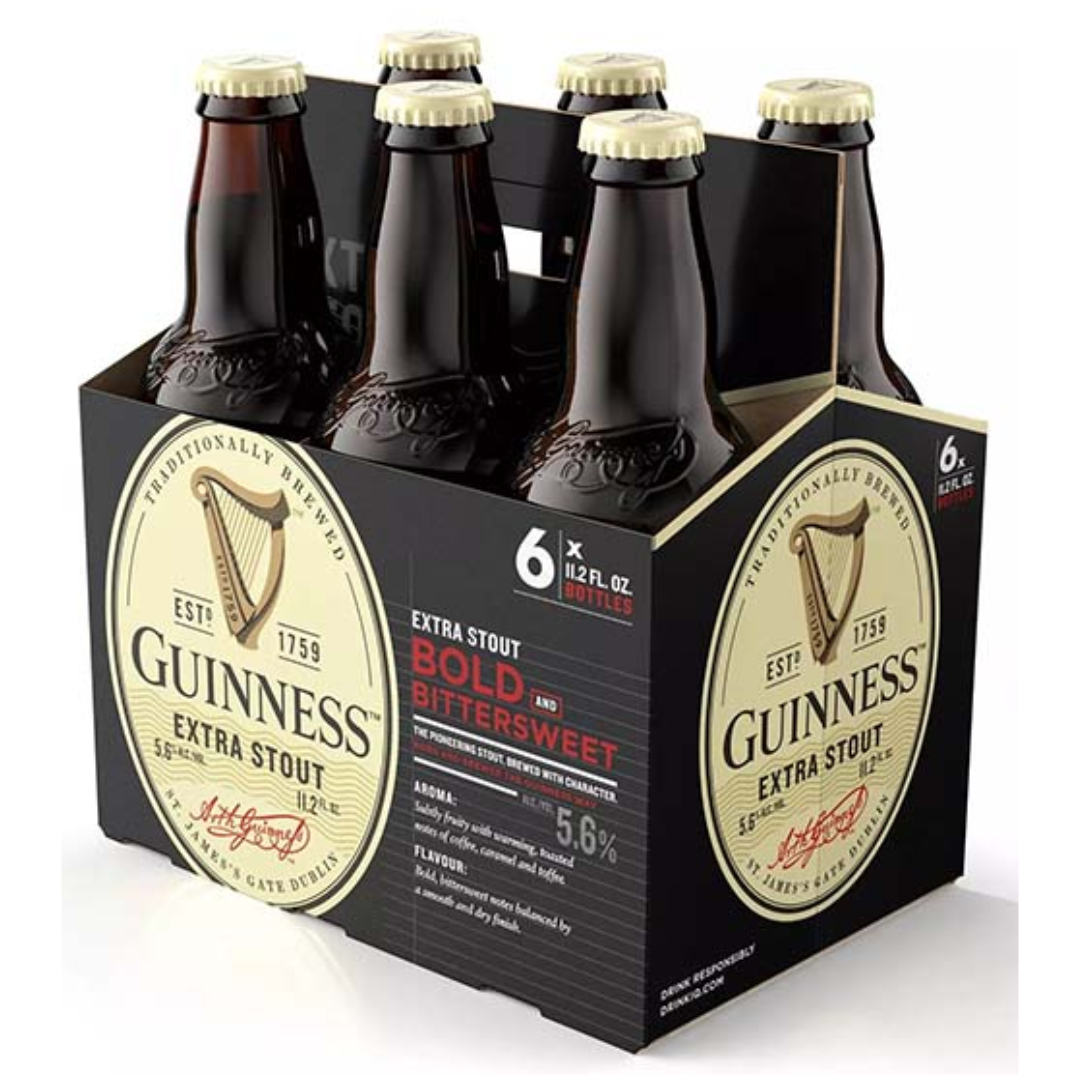 Guinness Extra Stout 6pk - 11.2oz Cans image 0