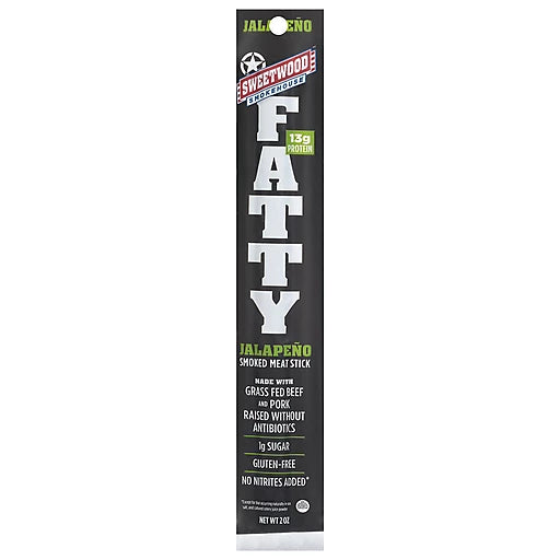 Sweetwood Smokehouse Jalapeno Fatty Meat Stick 2 oz image 0