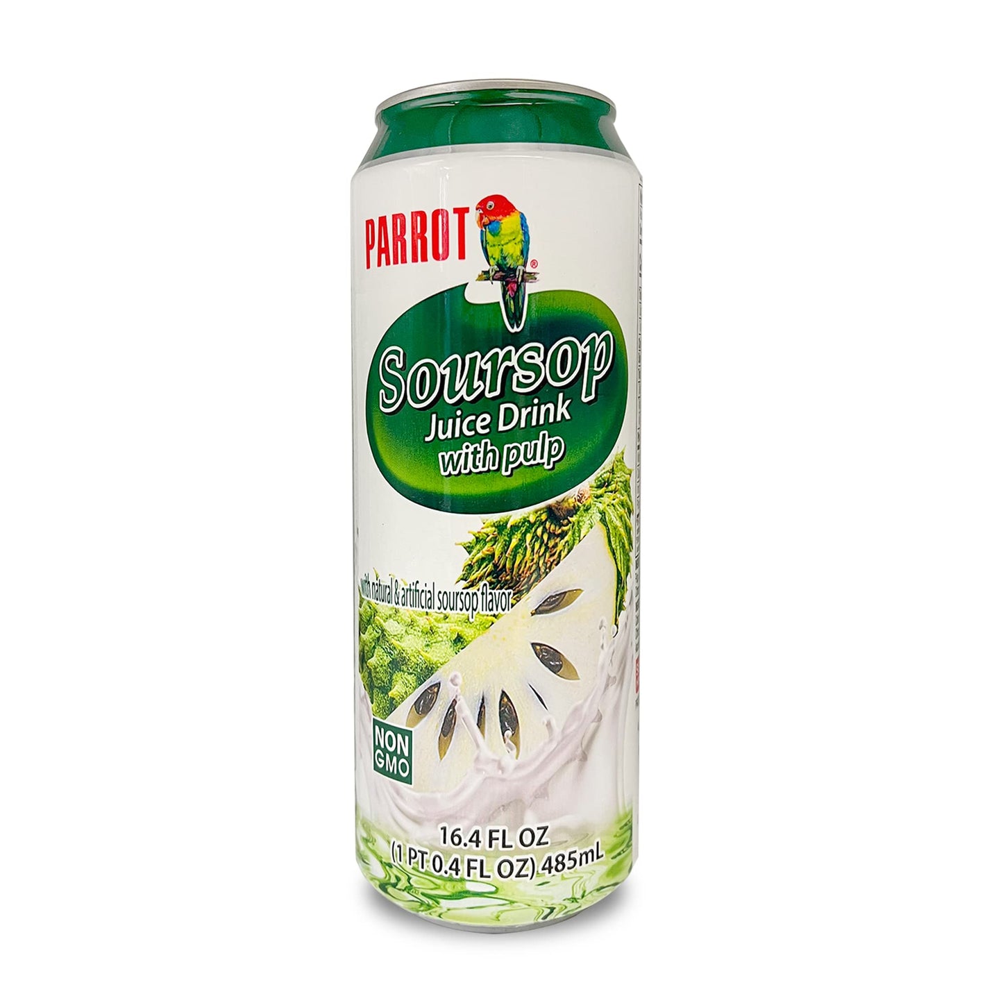 Parrot Brand Canned Soursop Juice Drink With Pulp 16.4oz image 0