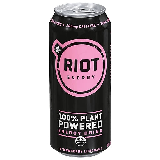 Riot Energy Strawberry Lemonade 16oz image 0