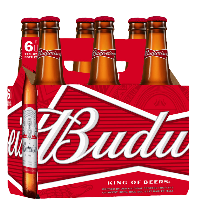 Budweiser 6pk - 12oz Bottles image 0