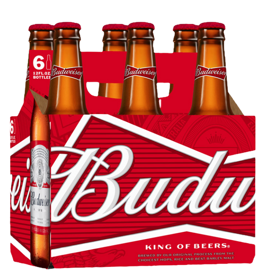 Budweiser 6pk - 12oz Bottles image 0