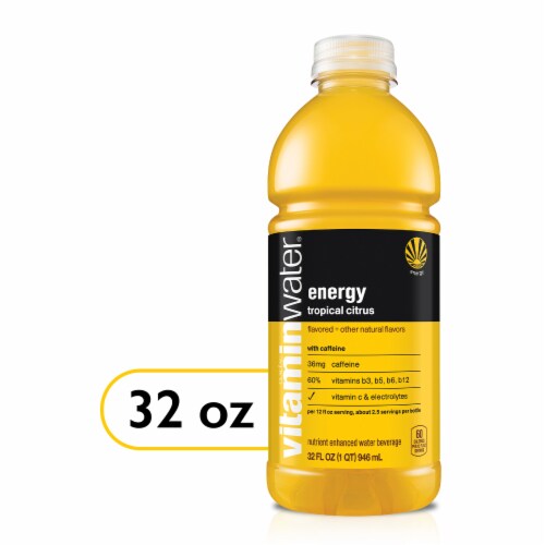 Vitaminwater Energy Tropical Citrus 32oz image 0