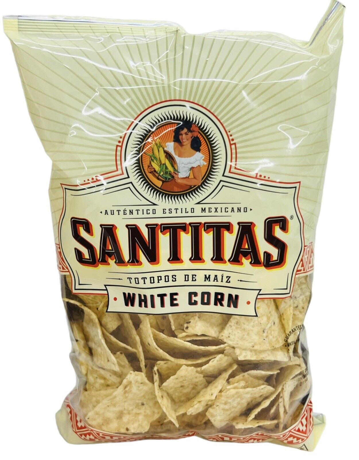 Santitas White Corn Tortilla Triangle Chips 11 oz image 0