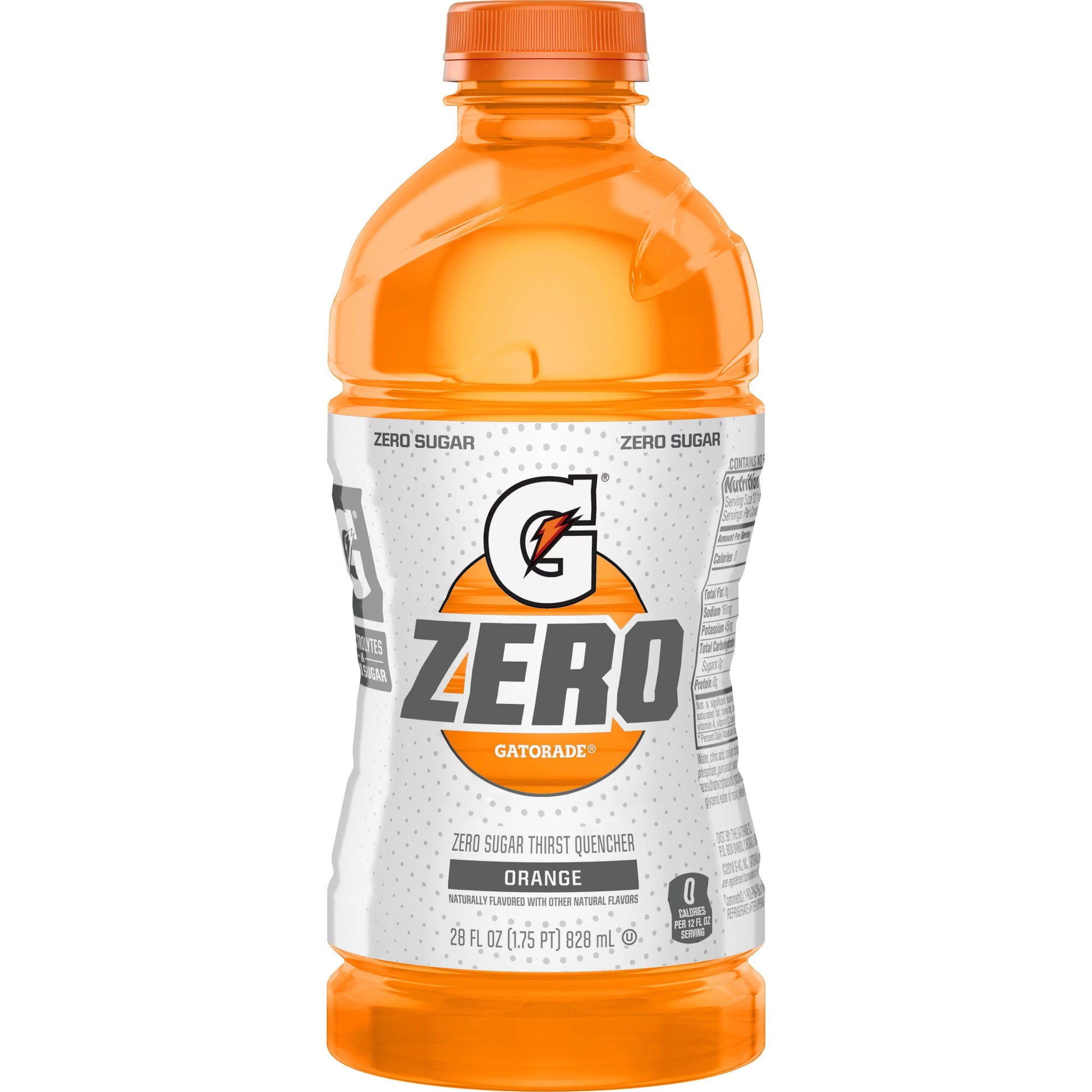 Gatorade G Zero Sugar Orange Thirst Quencher Sports Drink 28oz image 0