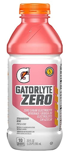 Gatorade Gatorlyte Zero Strawberry Kiwi Sports Drink 20oz image 0