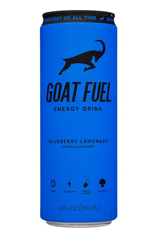 G.O.A.T. Fuel Blueberry Lemonade Energy Drink 12oz image 0