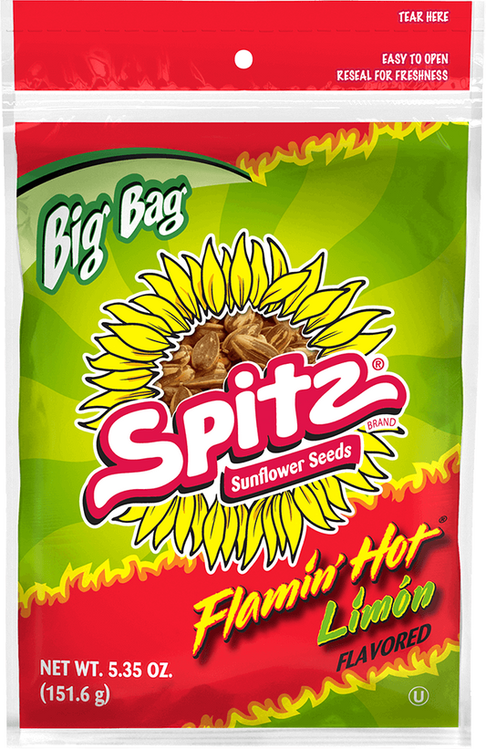 SPITZ® Flamin' Hot Limon Flavored Sunflower Seeds 5.35 oz image 0