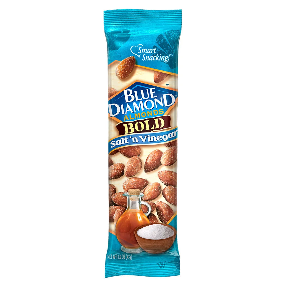 Blue Diamond Almonds, Bold Salt 'n Vinegar Almonds 1.5 oz image 0