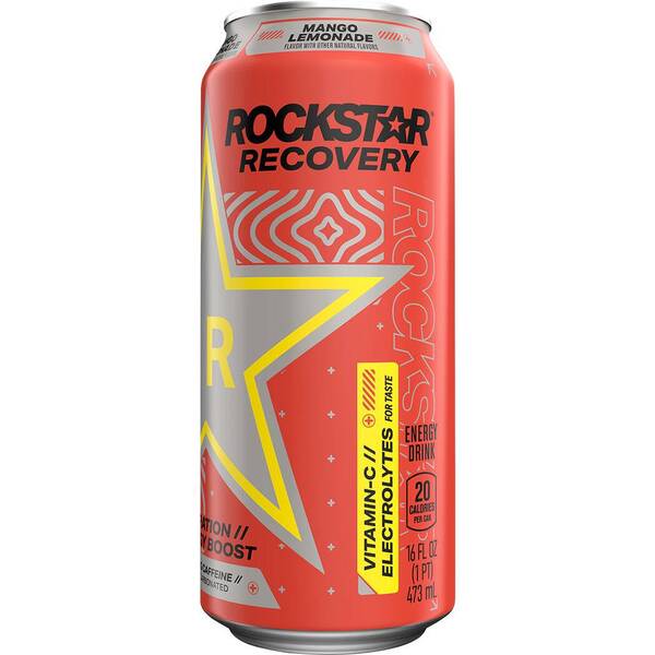 Rockstar Recovery Mango Lemonade 16oz image 0