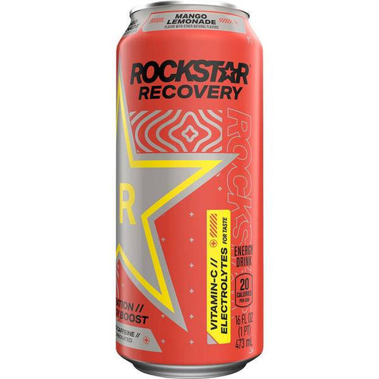 Rockstar Recovery Mango Lemonade 16oz image 0