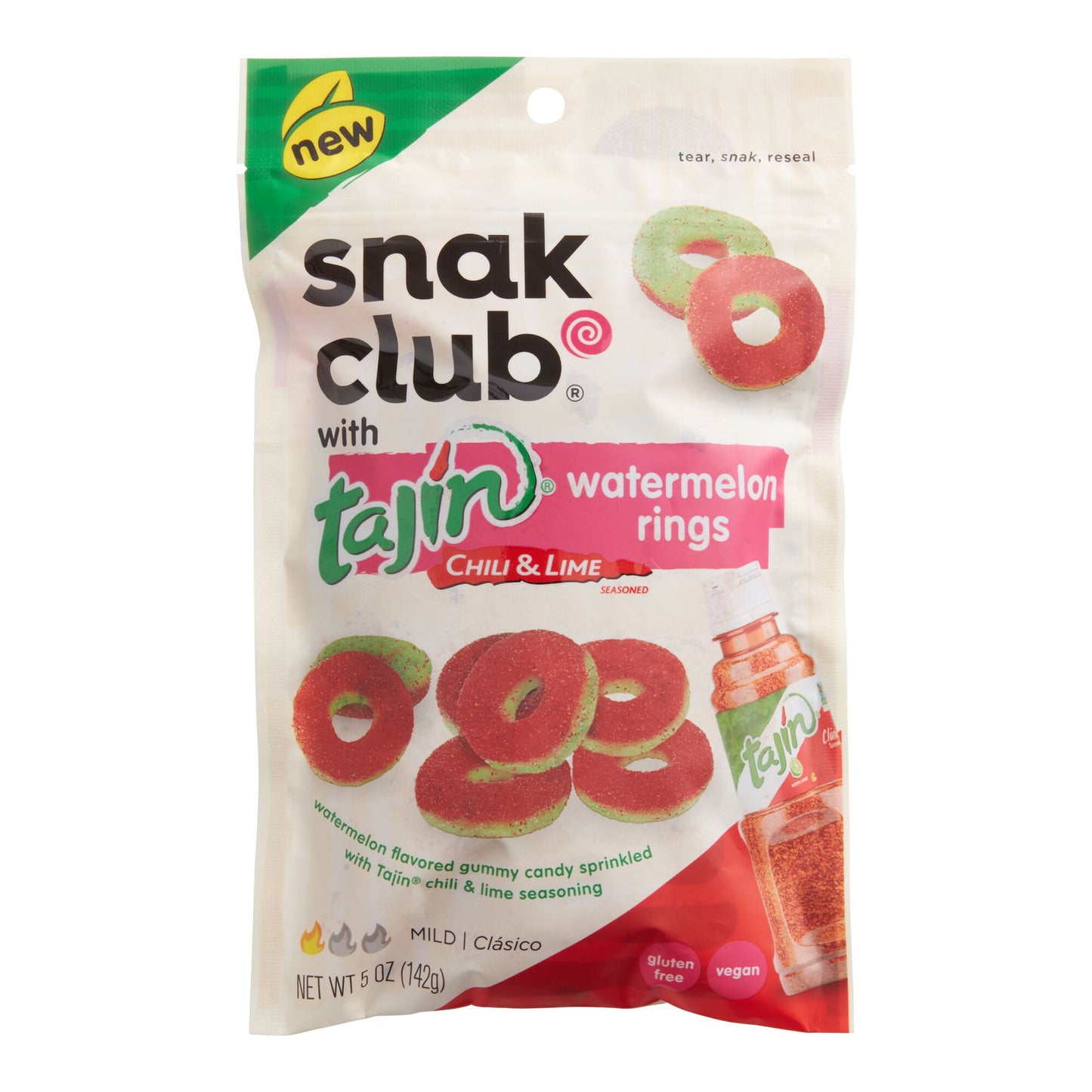 Snak Club Tajin Chili and Lime Watermelon Rings 5 oz image 0