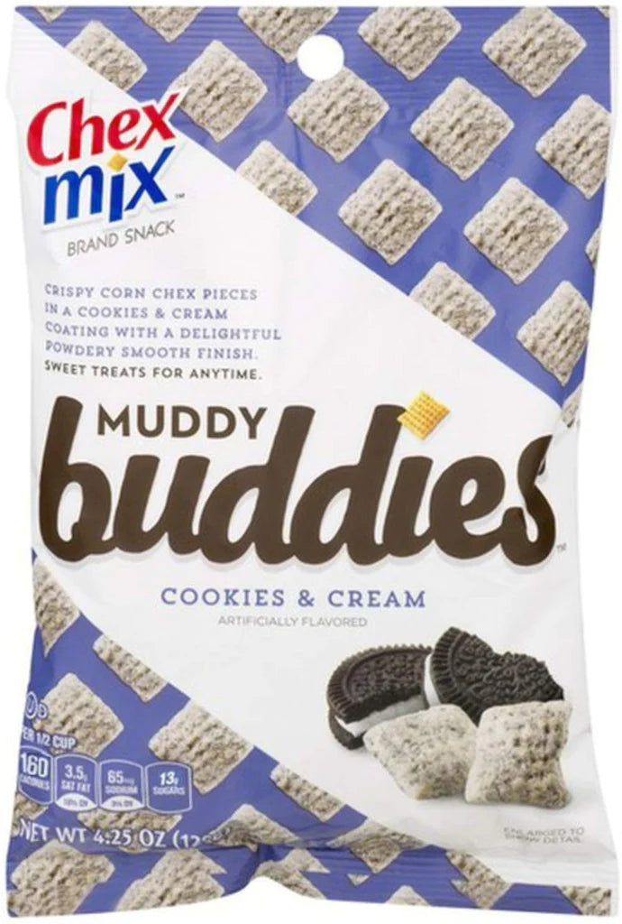 Chex Mix Muddy Buddies-Cookies & Cream 4.25 oz image 0