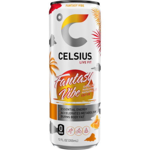 Celsius Sparkling Fantasy Vibe 12oz image 0