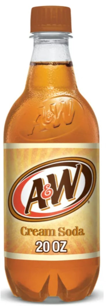 A&W Cream Soda 20oz image 0