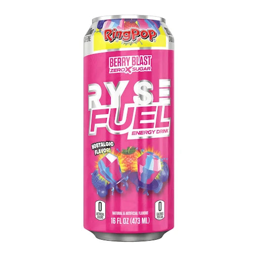 Ryse Fuel Energy Drink - RingPop Berry Blast 16oz image 0